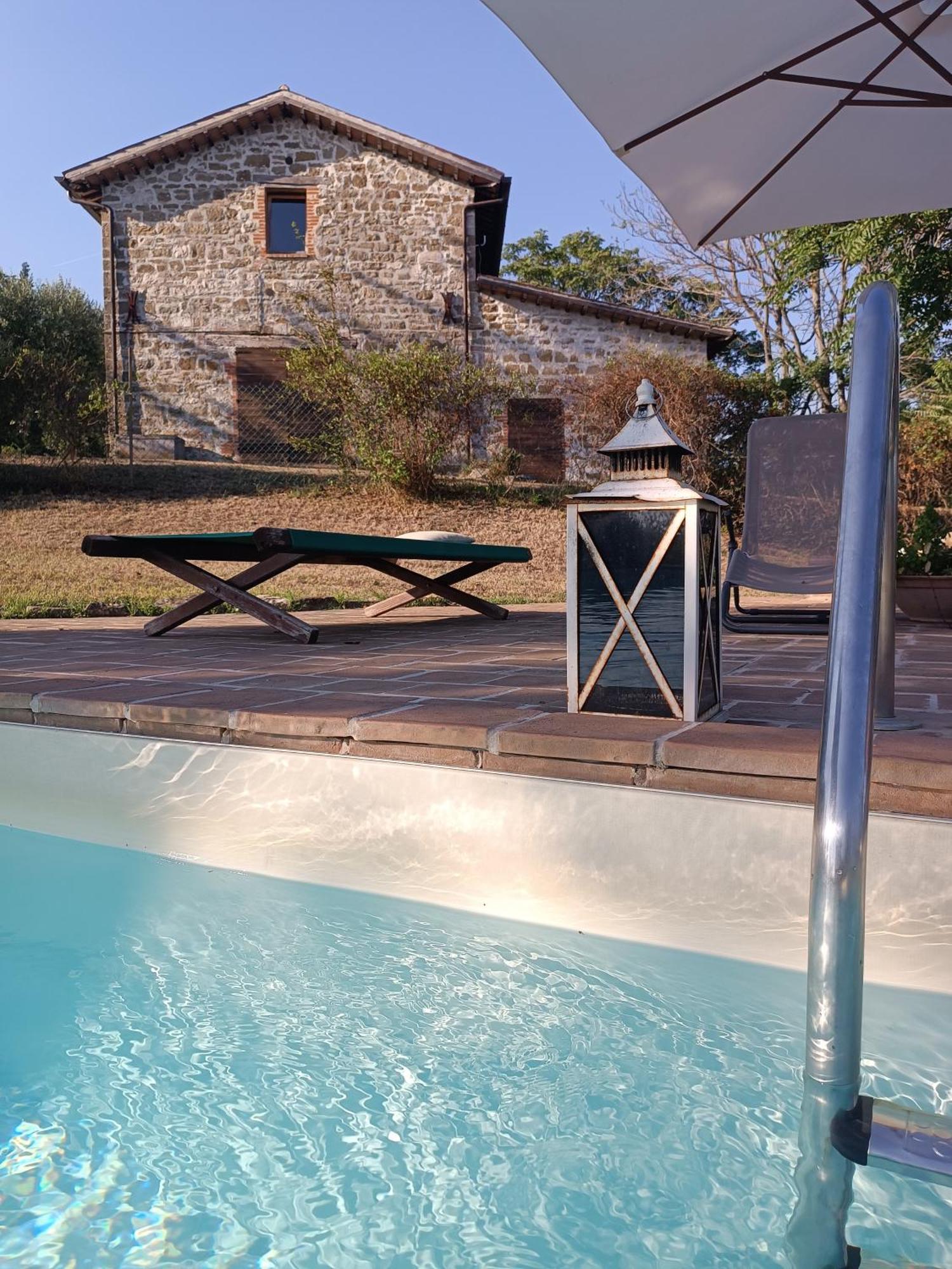 Villa La Brocca Di Valdichiascio Gubbio Exterior foto