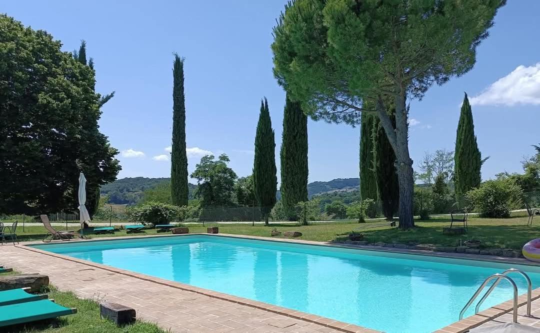 Villa La Brocca Di Valdichiascio Gubbio Exterior foto