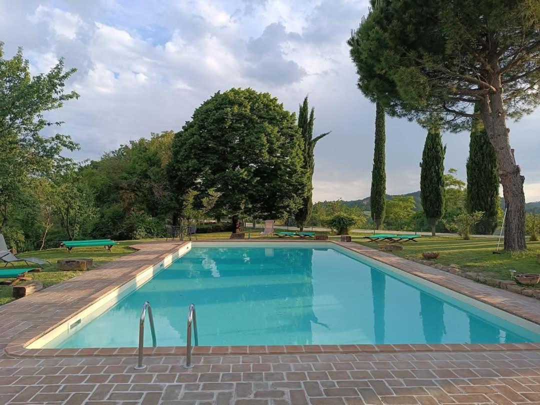 Villa La Brocca Di Valdichiascio Gubbio Exterior foto